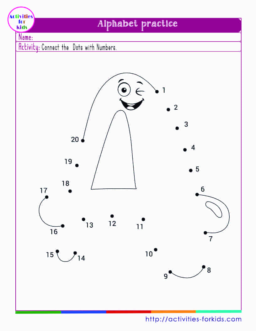 Alphabet Dot to Dot Worksheets (Free printables)