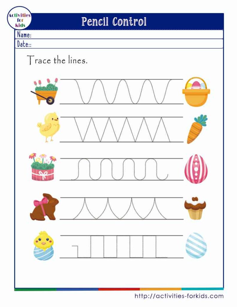 Pencil control workbook